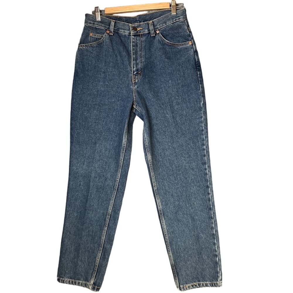 Like NEW Vintage Levi’s Orange Tab Dark Wash Tapered 90’s Jeans Sz 12 30W 27L